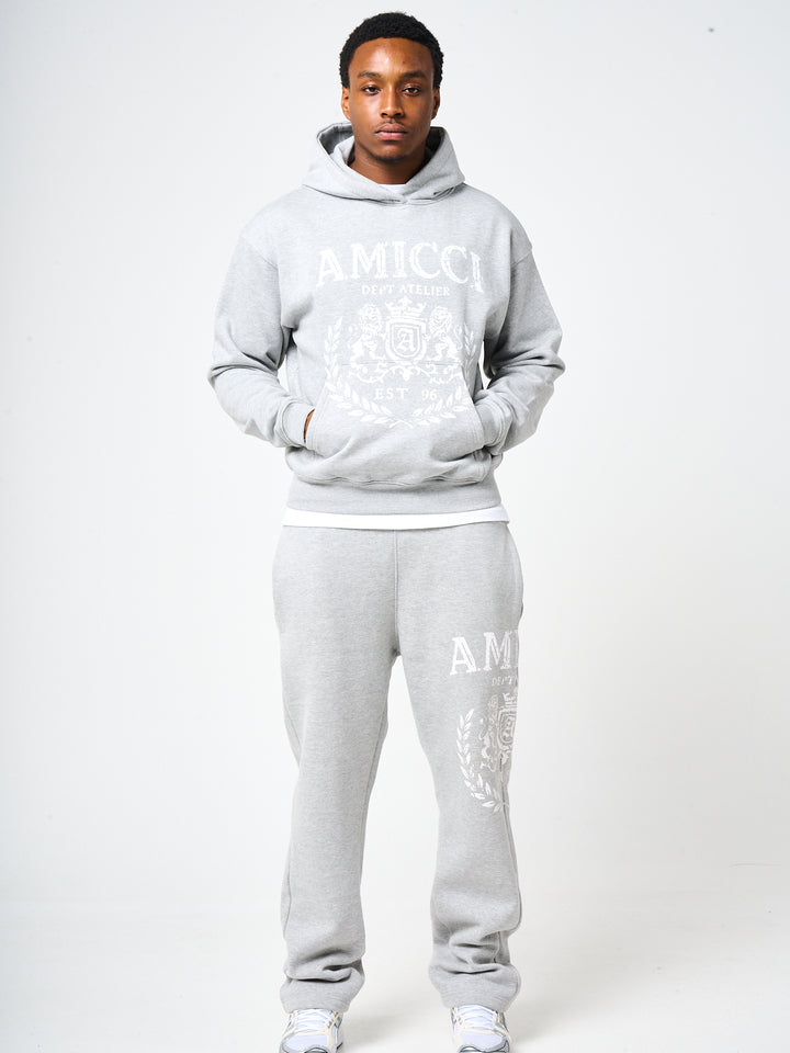 Napoli Grey Emblem Hoodie