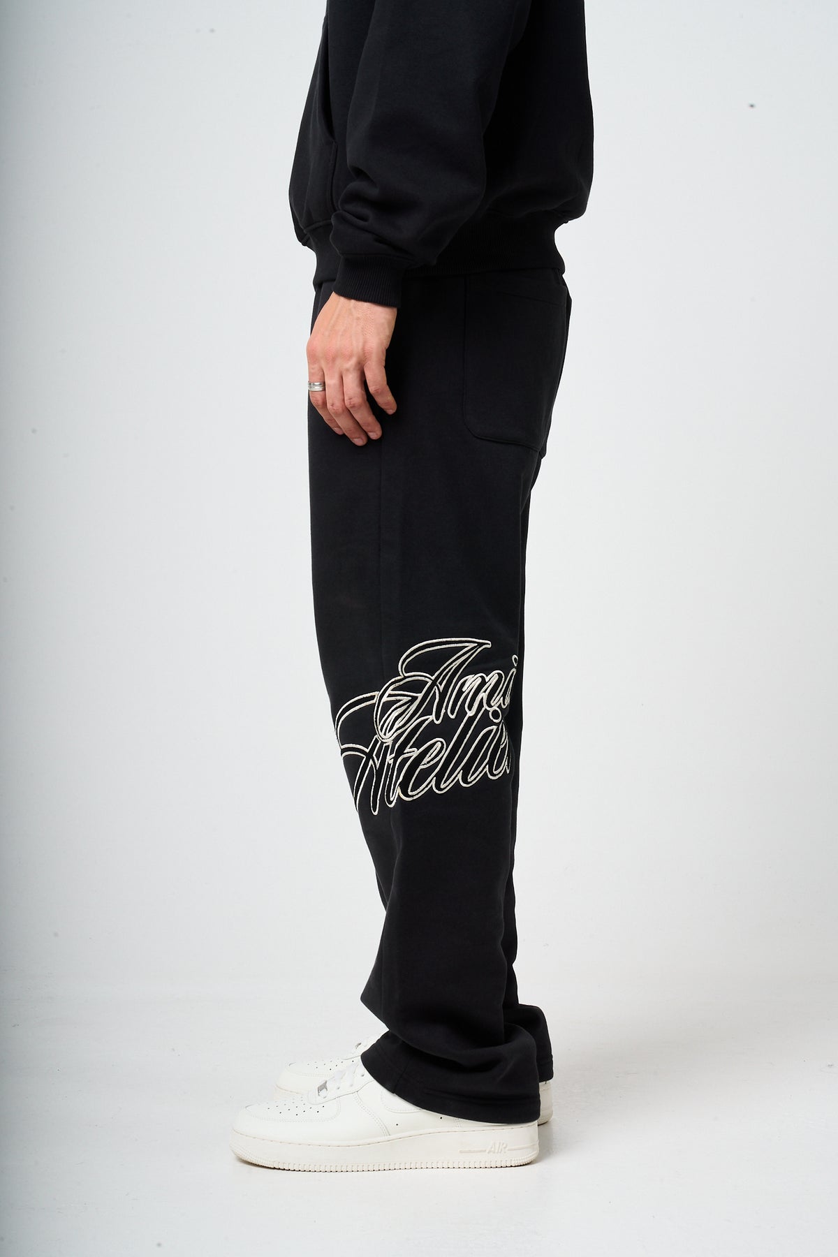 Torino Black Embroidery Jogger