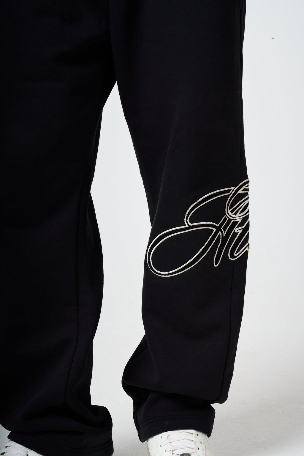 Torino Black Embroidery Jogger