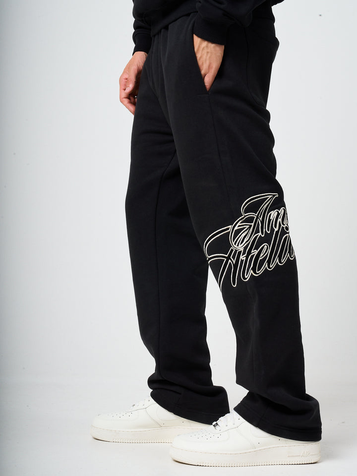 Torino Black Embroidery Jogger