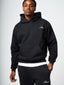 Doakes Black Embroidery Logo Hoodie