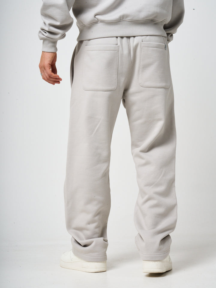 Doakes Light Grey Logo Embroidery Jogger