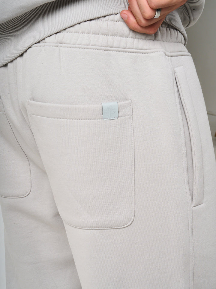 Doakes Light Grey Logo Embroidery Jogger