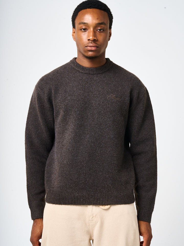 Dexter Brown Knitted Sweatshirt