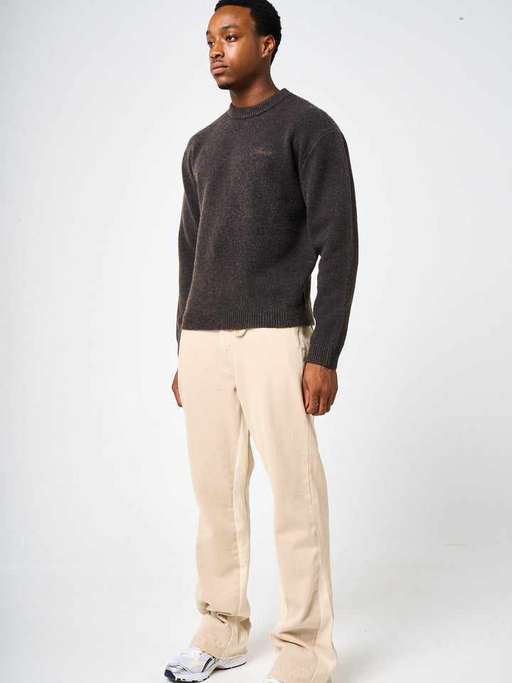 Dexter Brown Knitted Sweatshirt