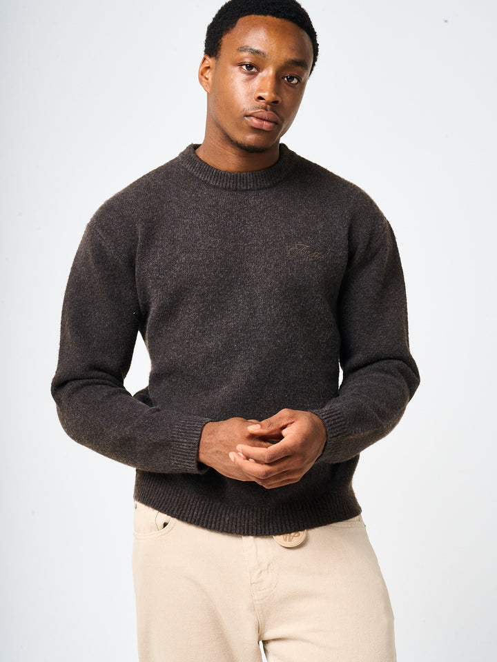 Dexter Brown Knitted Sweatshirt