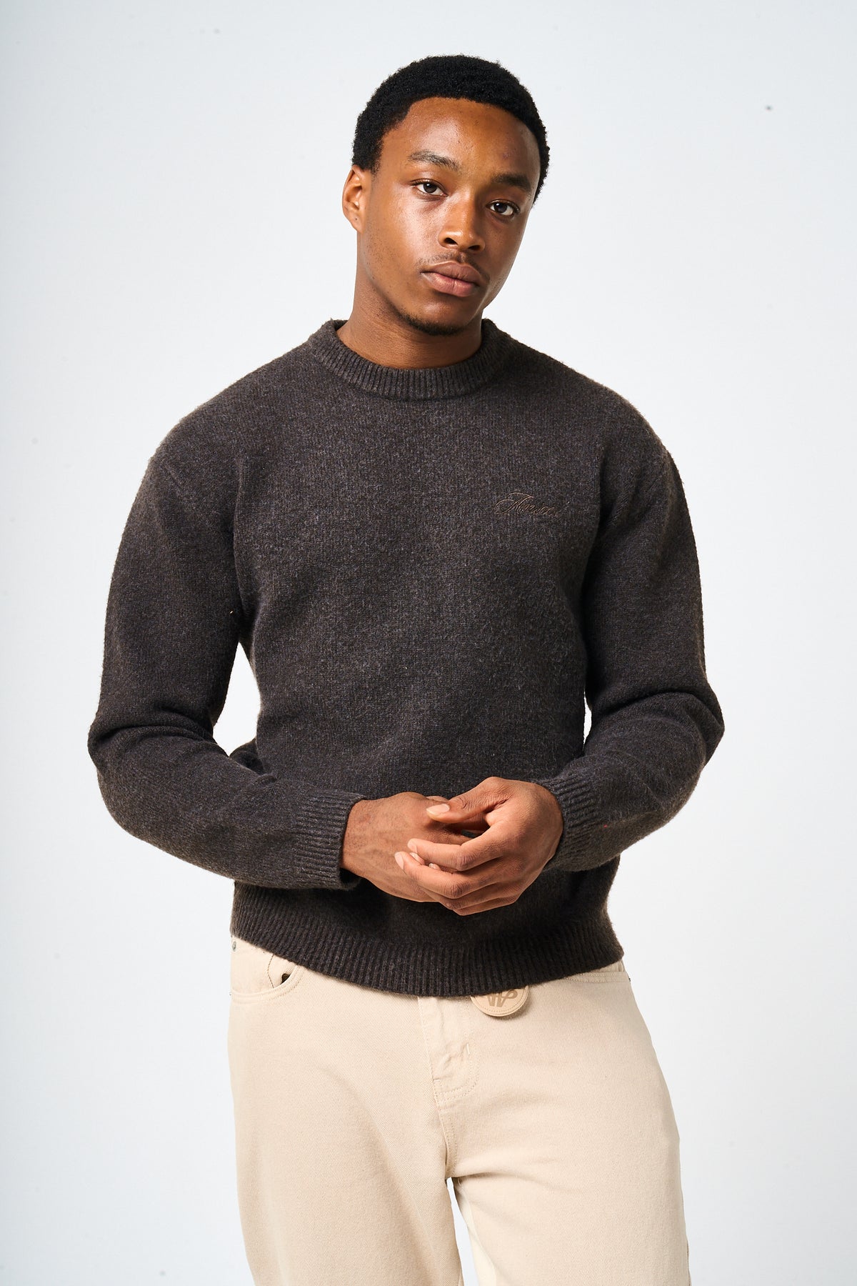 Dexter Grijs Gebreid Sweatshirt