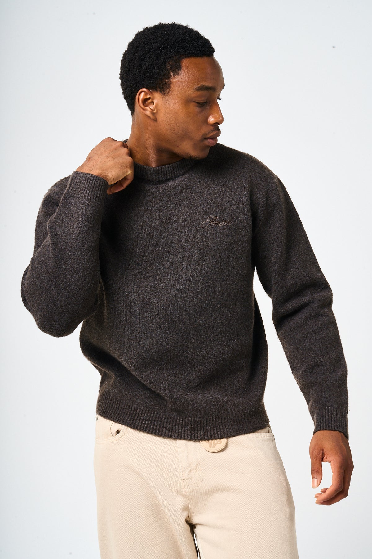 Dexter Grijs Gebreid Sweatshirt