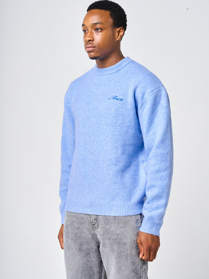 Dexter Blue Knitted Sweatshirt