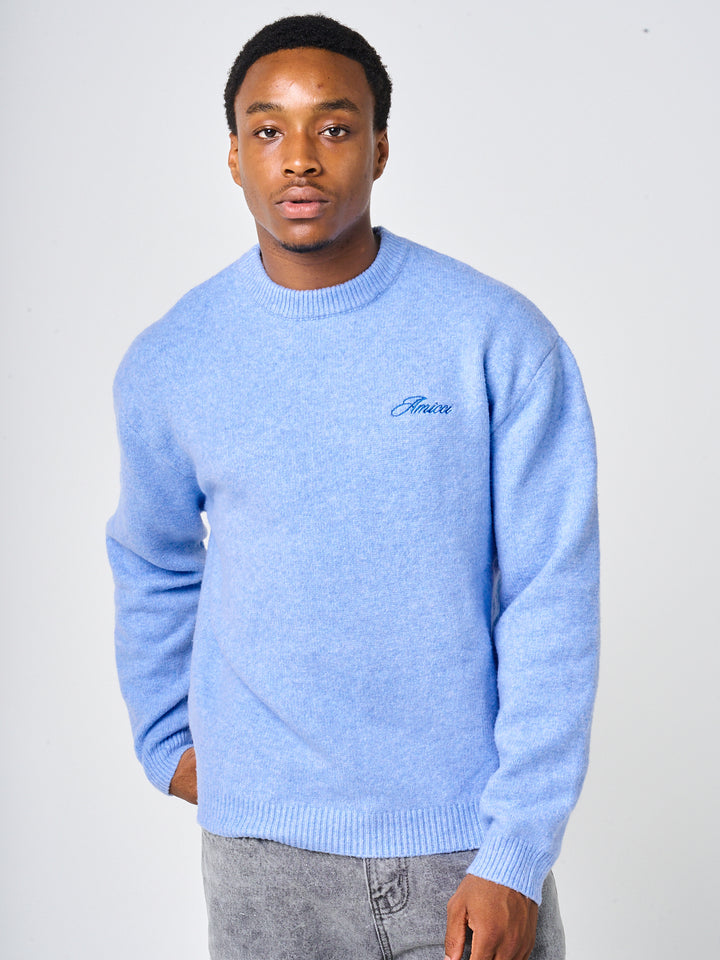Dexter Blue Knitted Sweatshirt