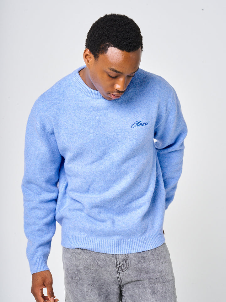 Dexter Blue Knitted Sweatshirt