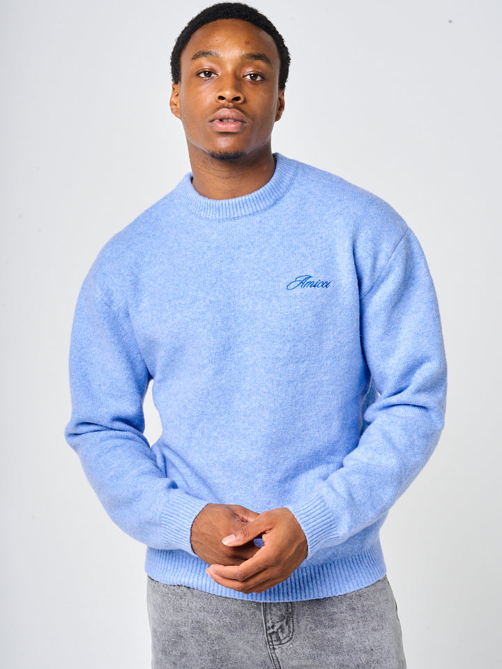 Dexter Blue Knitted Sweatshirt