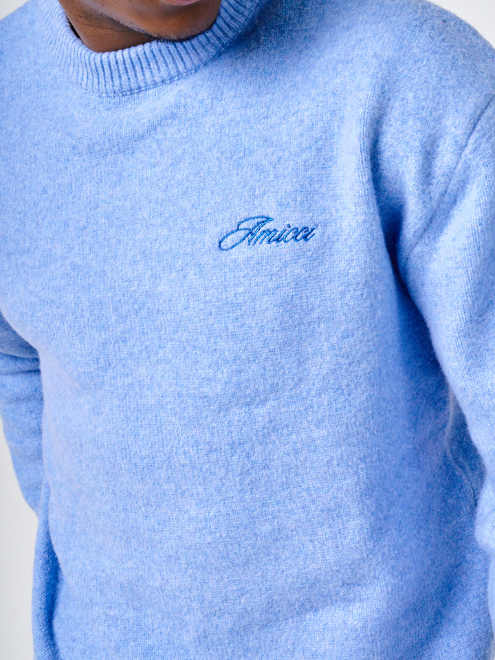 Dexter Blue Knitted Sweatshirt