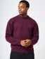 Dexter Burgundy Knitted Sweatshirt