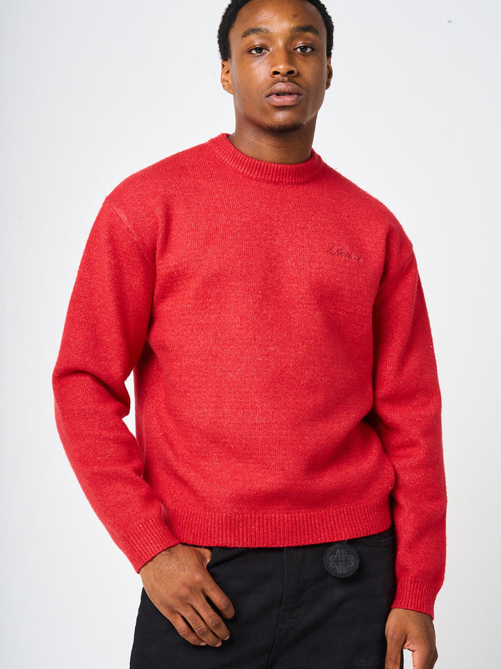 Dexter Red Knitted Sweatshirt