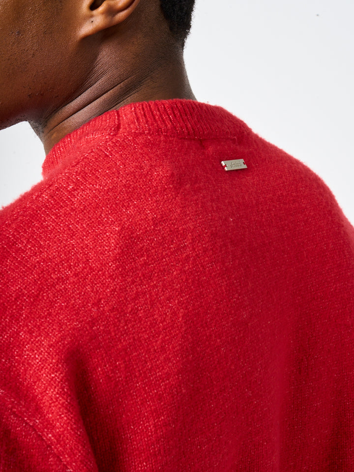 Dexter Red Knitted Sweatshirt