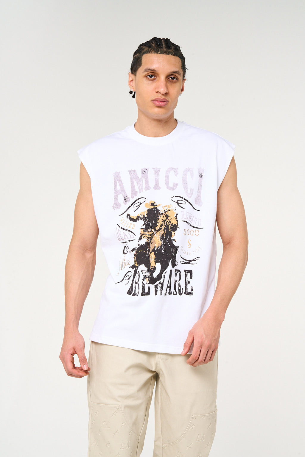 Outlaw Sleevless Graphic T