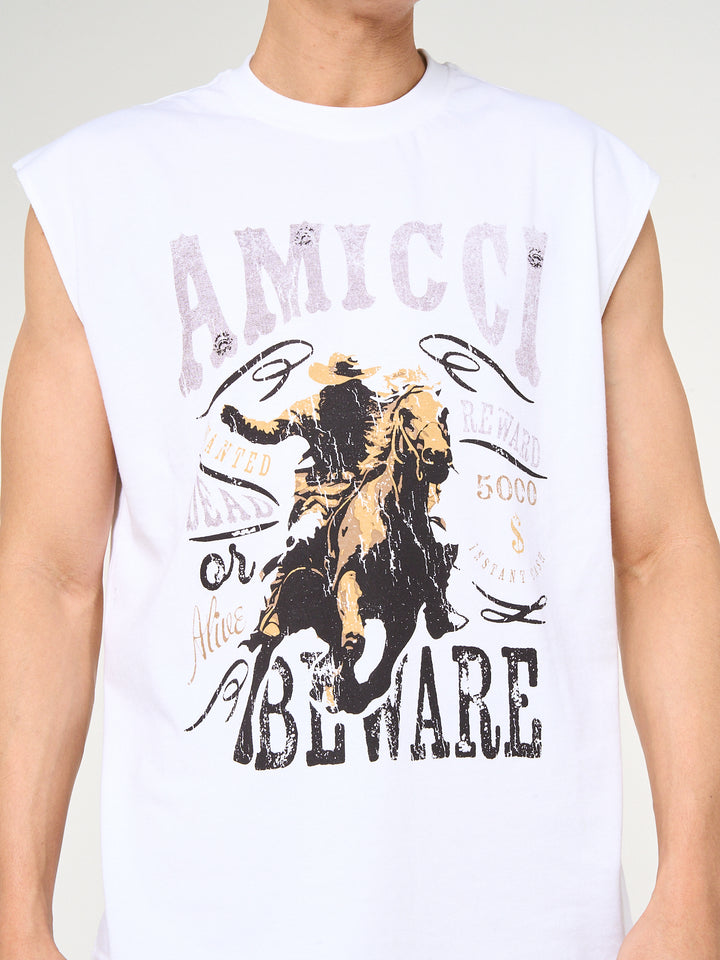 Outlaw Sleevless Graphic T