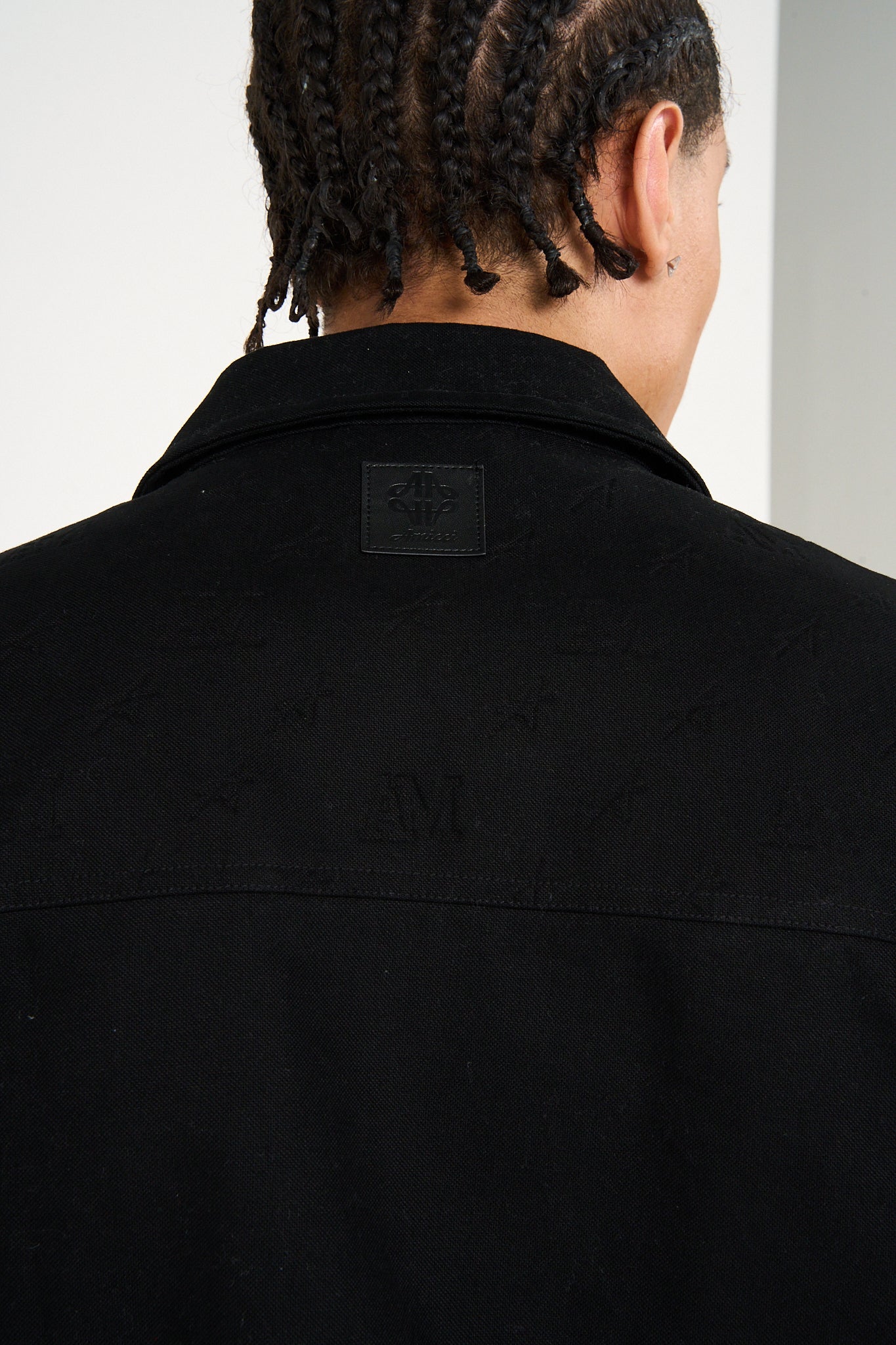 Maceo Embossed Jacket Black