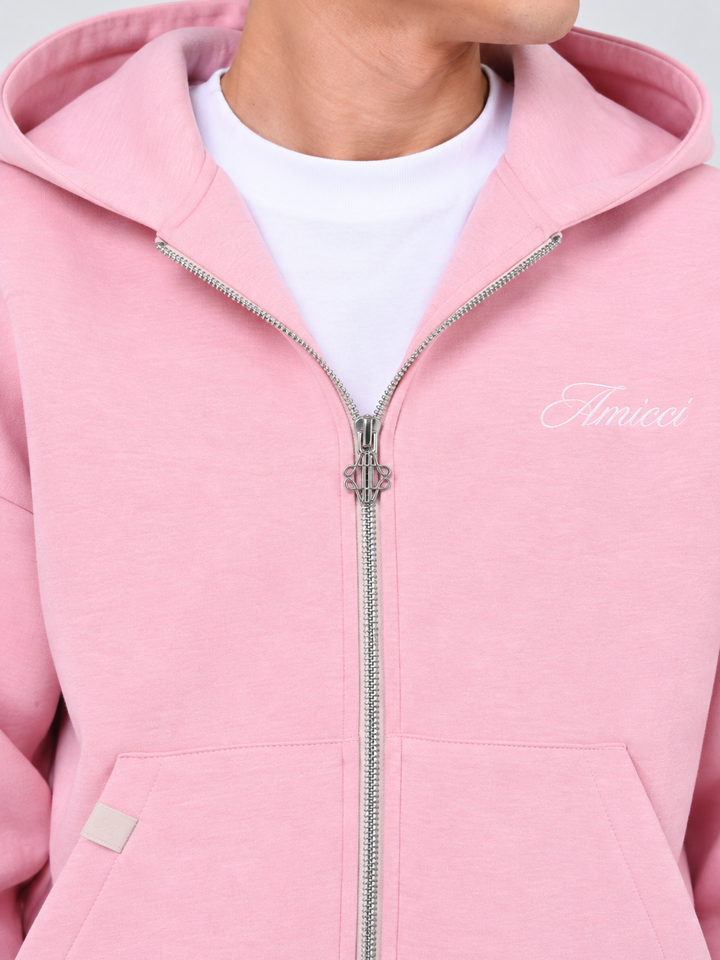 Atelier Pink Scuba Hoodie