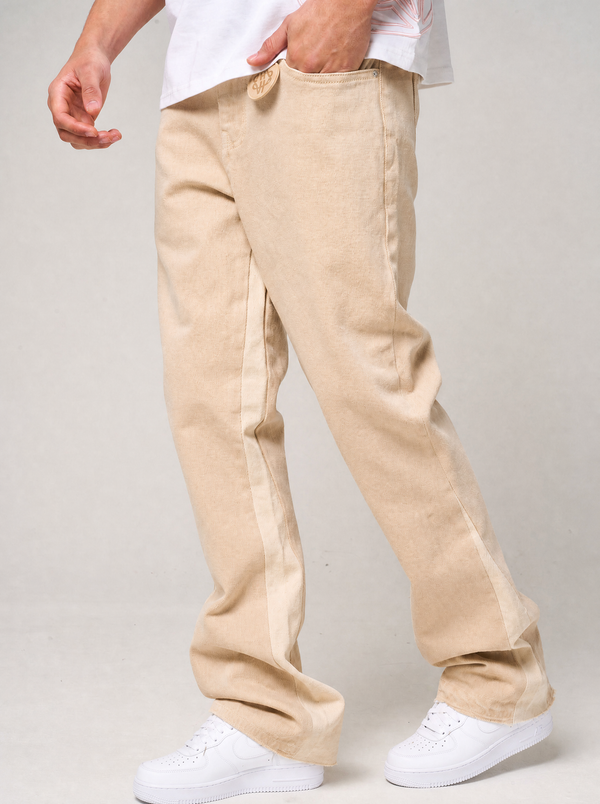 Maranello Beiger Flare-Denim