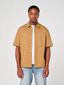 Blaise Cotton Twill Beige Shirt