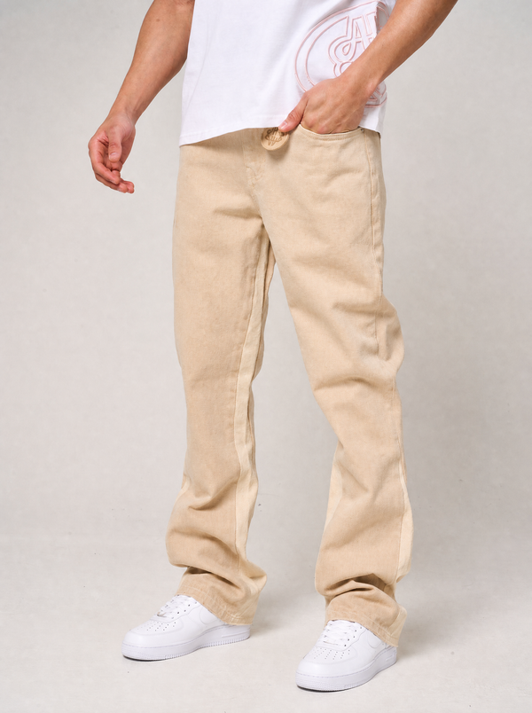 Maranello Beiger Flare-Denim