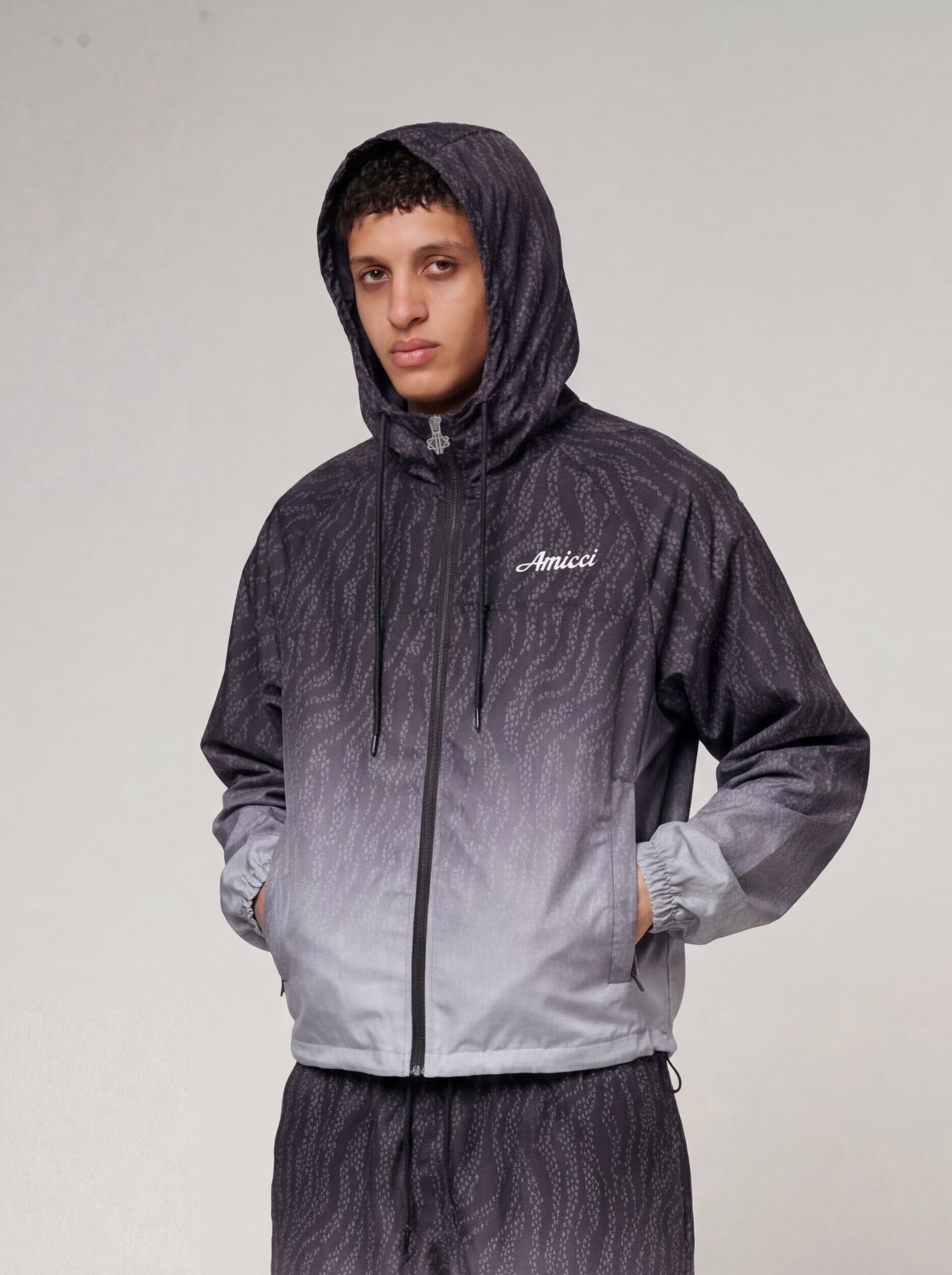 Luciano Windbreaker Black
