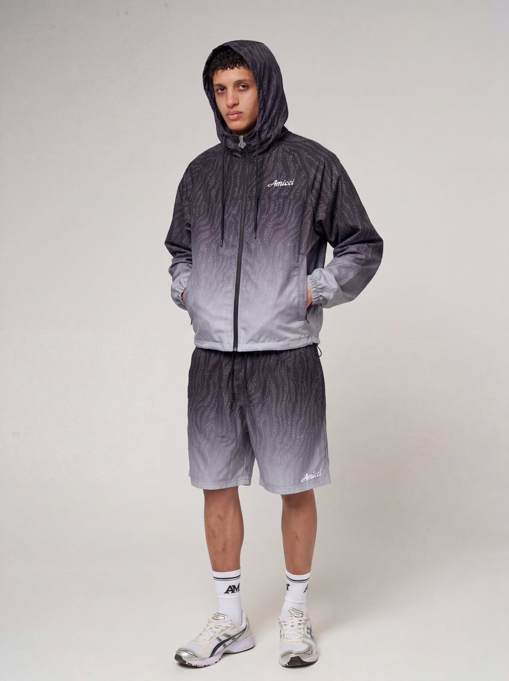 Luciano Windjacke Schwarz