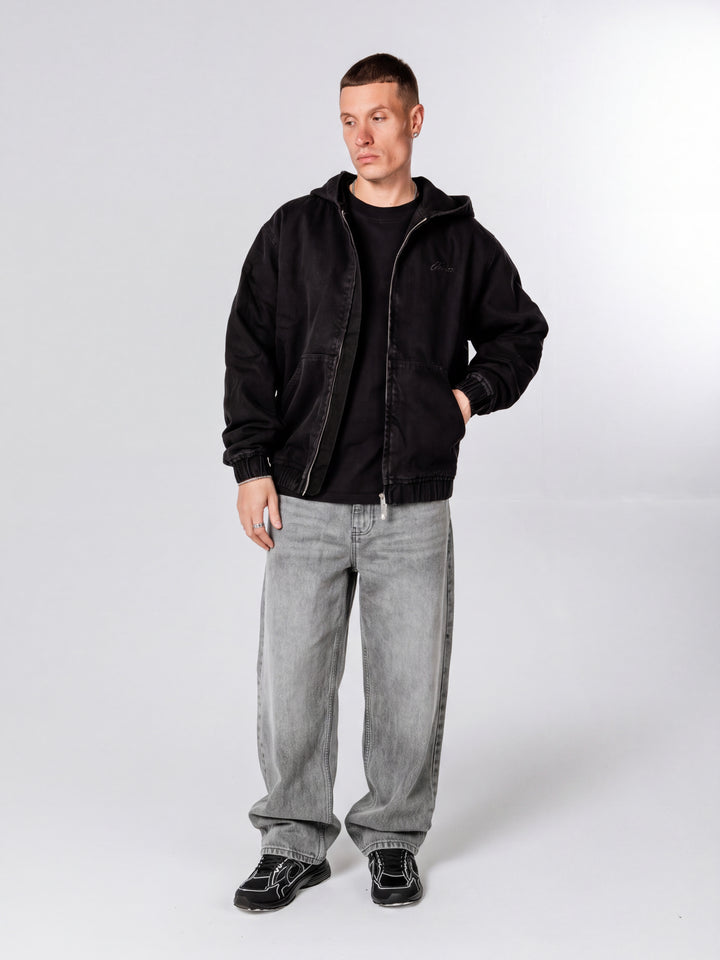 Calabria Grey Baggy Jean