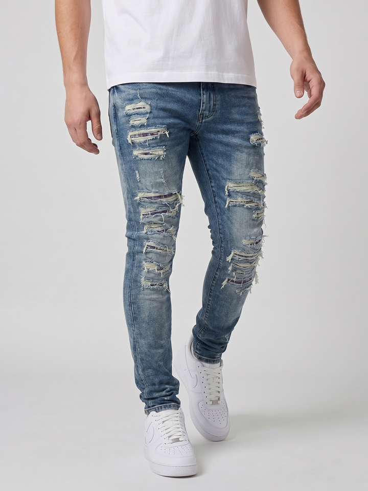 Belvedere Mid Blue Slim Jeans