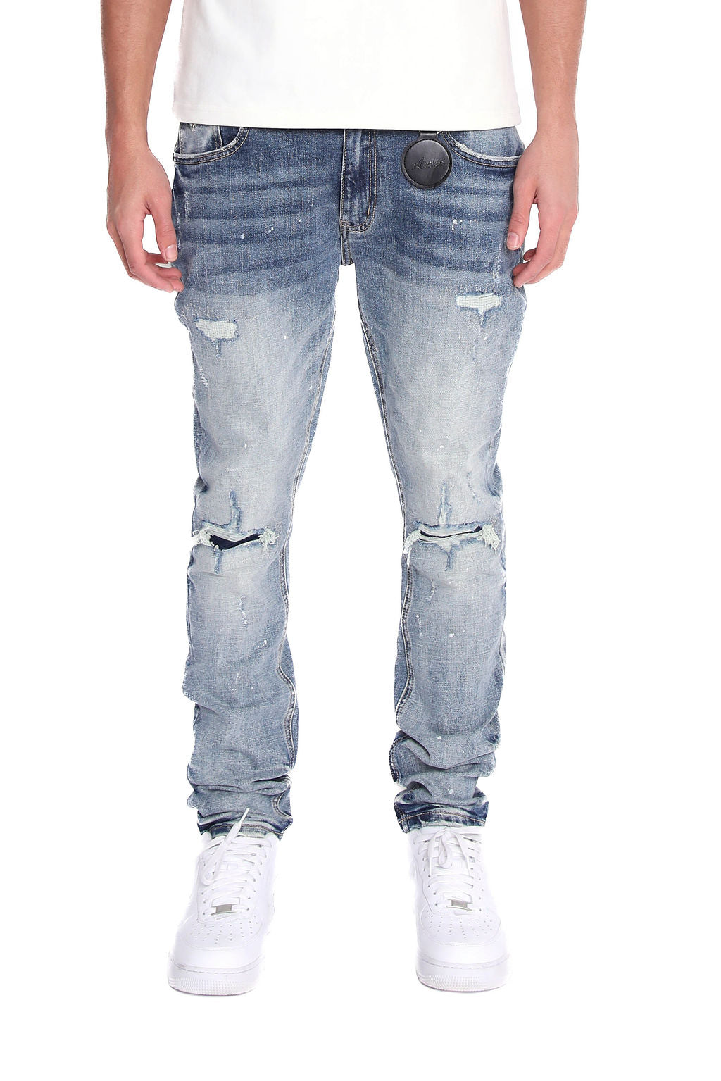 Caruso Blauwe Denim Jeans