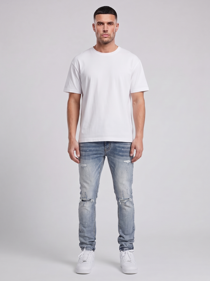 Caruso Blue Denim Jeans