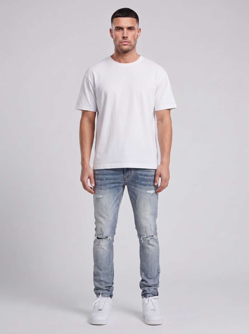 Caruso Blue Slim Jean