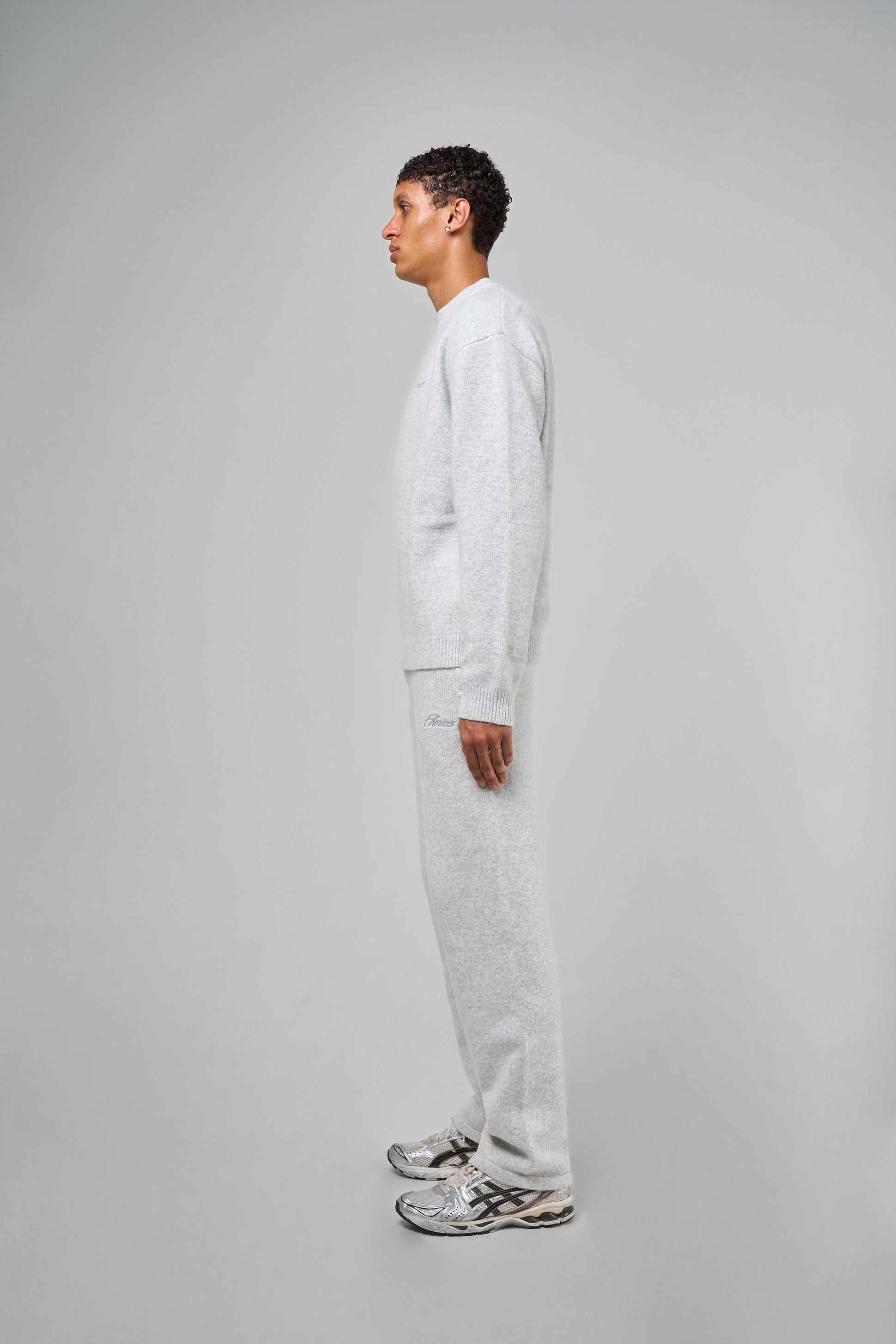 Dexter Grey Knitted Joggers