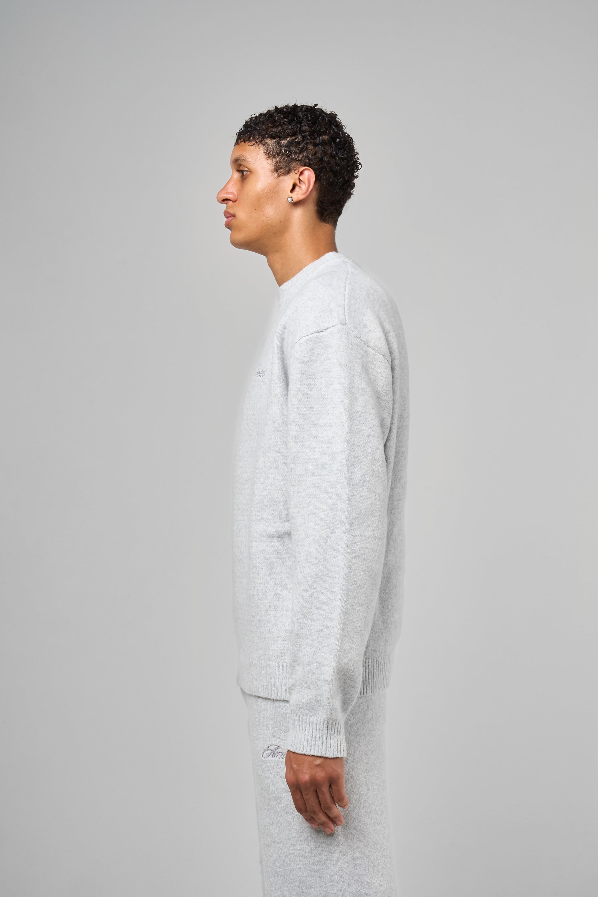 Dexter Grey Knitted Sweatshirt