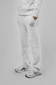 Amos Grijze Gebreide Joggingbroek