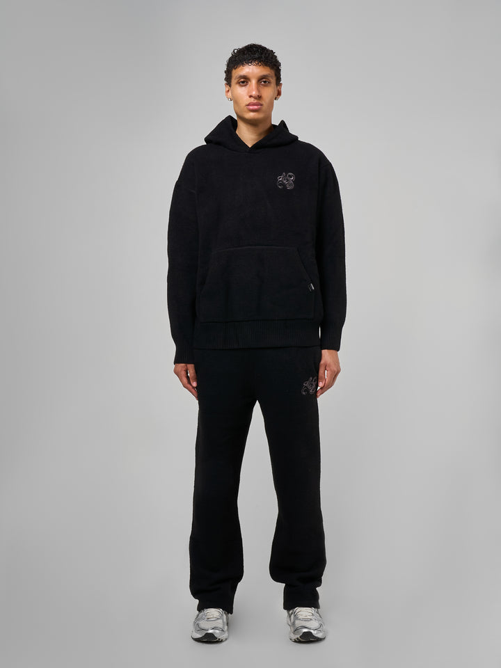 Amos Black Knitted Jogger