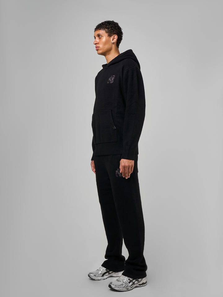 Amos Black Knitted Jogger