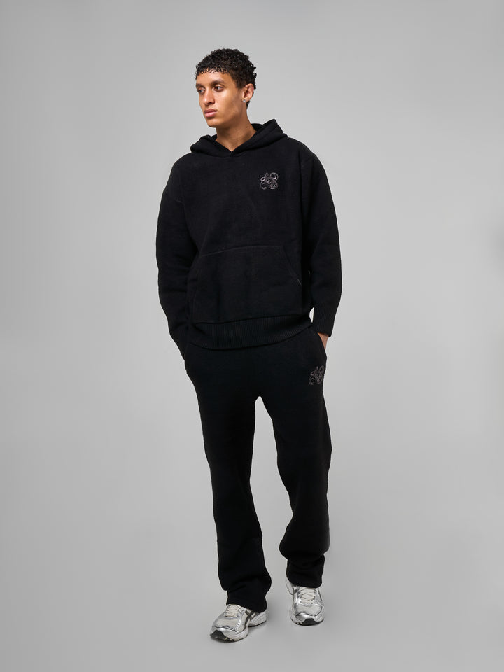 Amos Black Knitted Jogger