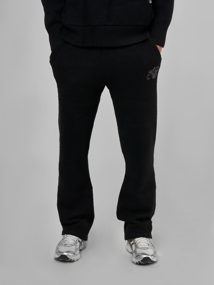 Amos Black Knitted Jogger