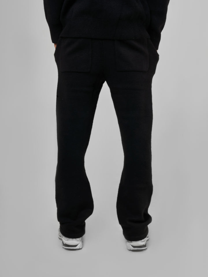 Amos Black Knitted Jogger