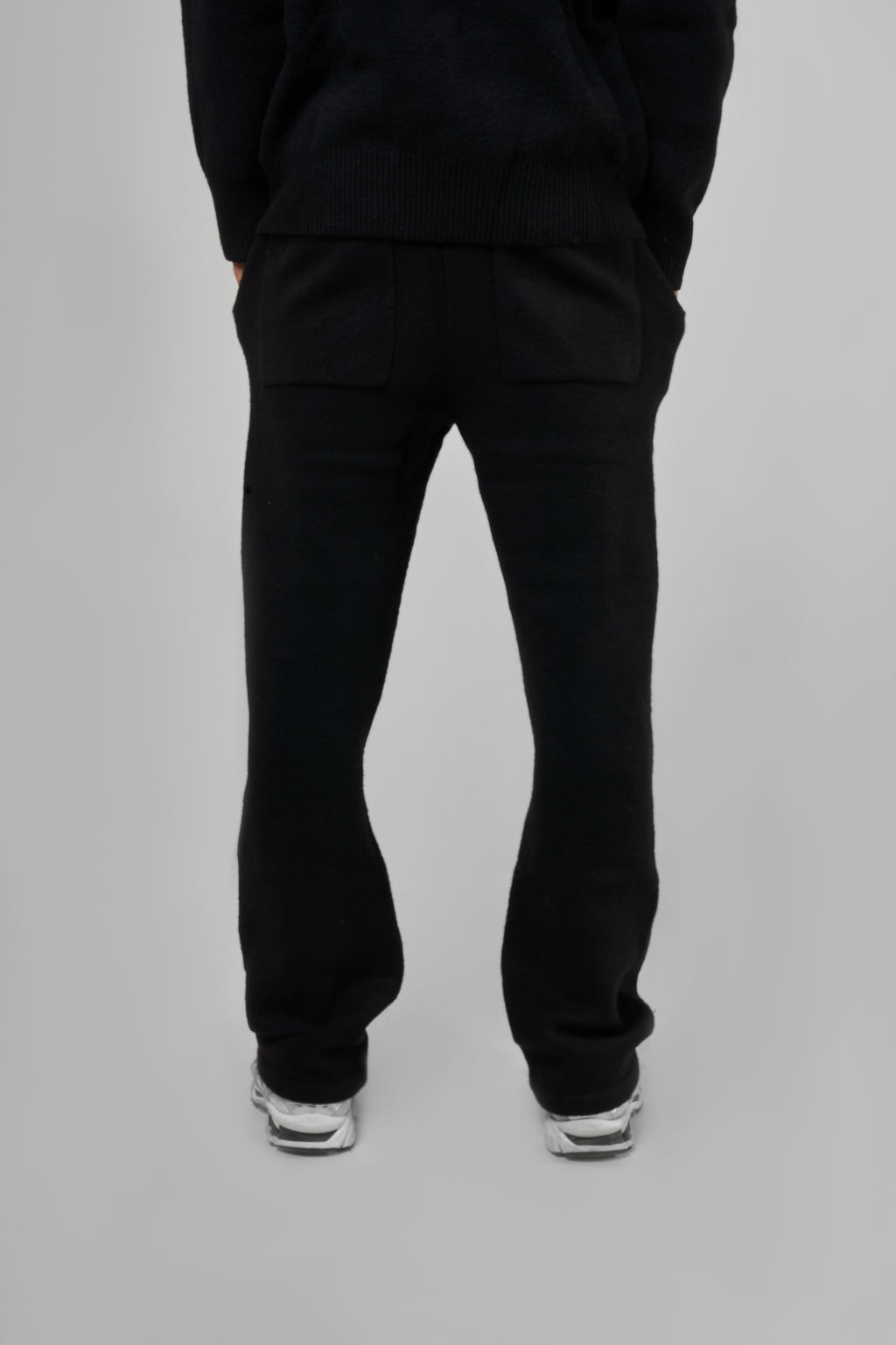 Amos Black Knitted Jogger