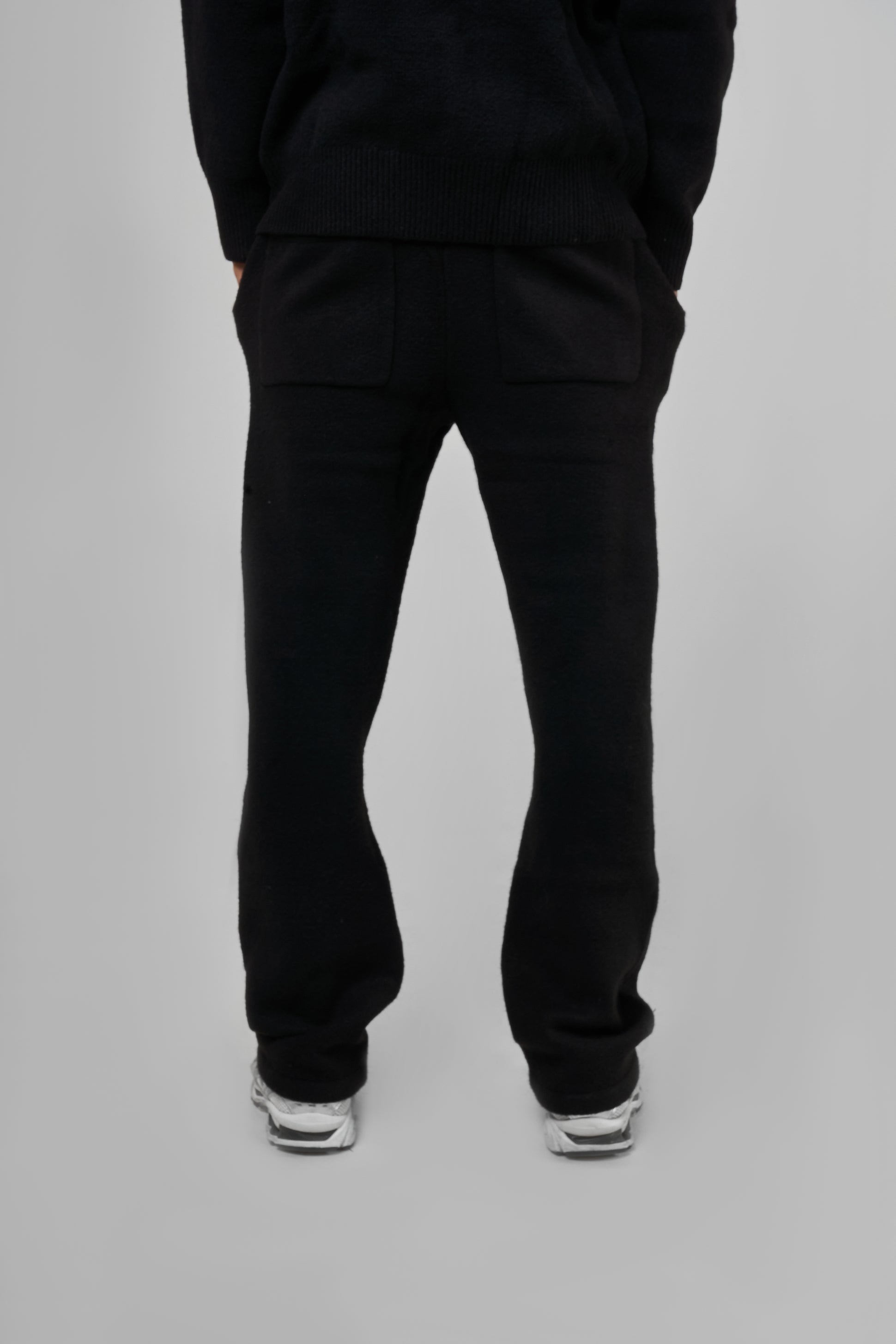 Amos Black Knitted Jogger