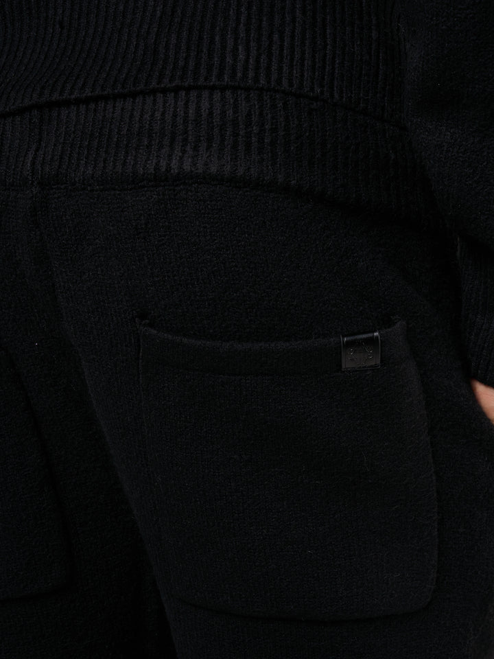 Amos Black Knitted Jogger