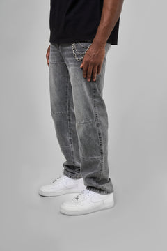 Weston Grey Straight Fit Jean