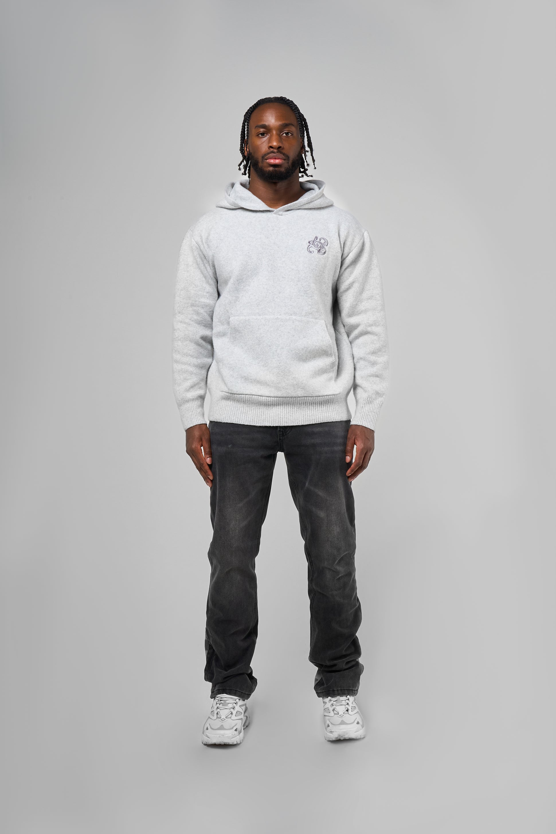 Jeans de campana negros lavados Givona