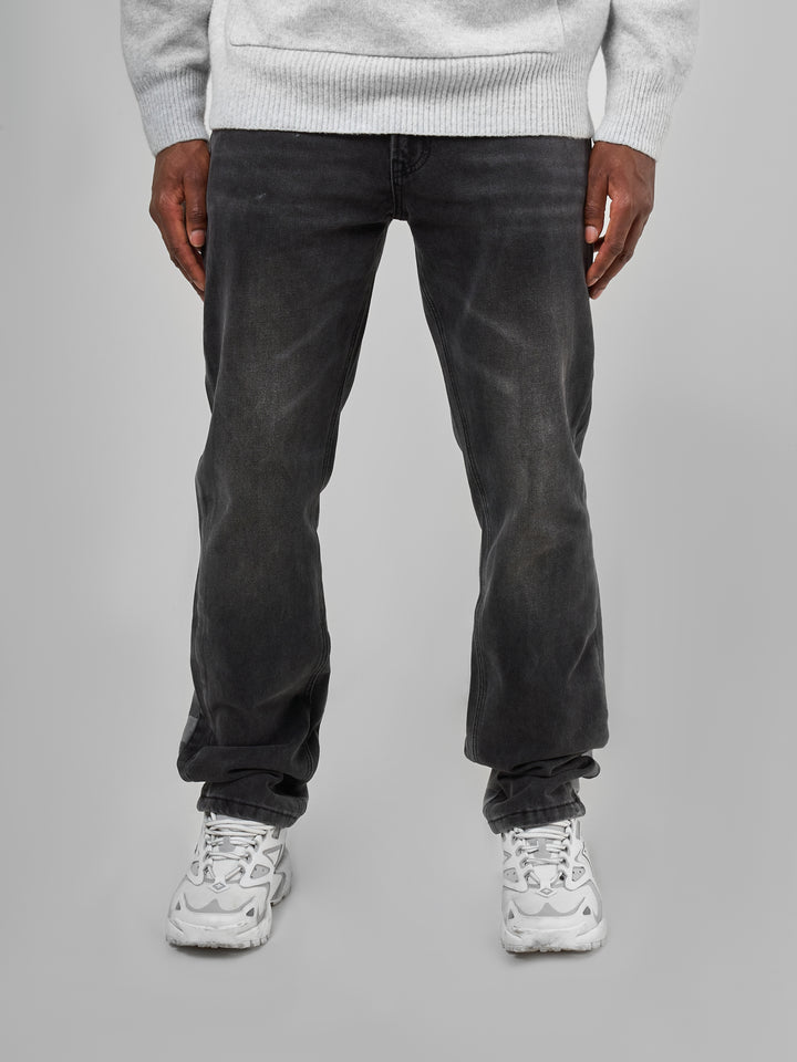 Givona gewaschene schwarze Schlagjeans