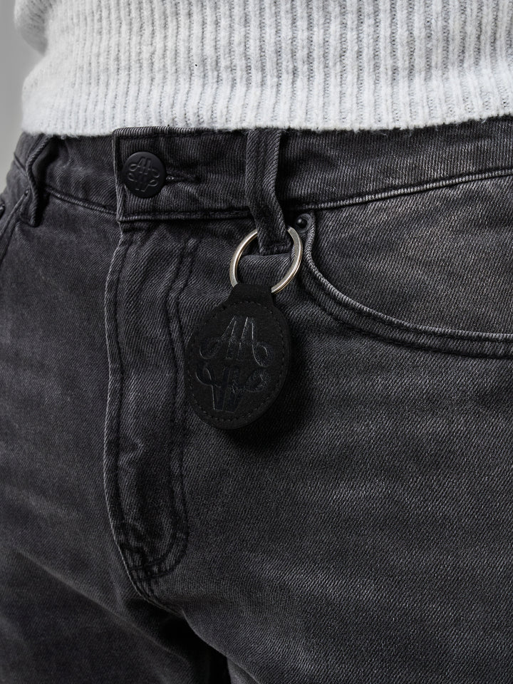 Givona gewaschene schwarze Schlagjeans