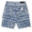 Sassari Versleten Blauwe Denim Shorts